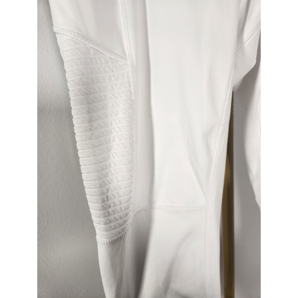 Fabletics White High Waisted Motion365+ Moto Leggings Size XXL 1X - Picture 4 of 9